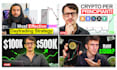 create crypto trading  podcast youtube thumbnails