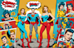 make in pop art and comics style
