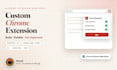 be your chrome extension developer and publish it on the chrome web store