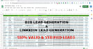 do b2b lead generation prospect email list