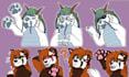 design animated telegram stickers, furry stickers, for your crypto project