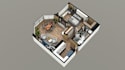 3d floorplan build up and rendering