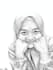 pointilis style digital photo potrait get 2 face free 1