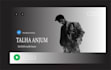 create a professional spotify  banner linkedin banner