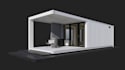 shipping container home 3d design vray render sketchup lumion d5 render