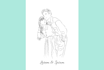 create line art drawing from photo