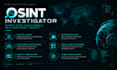 perform osint intelligence, background analysis and private investigation