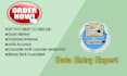 do fastest data entry in one day, internet research, copy paste