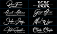 design handwriting, cursive, sign, scripted  handwritten logo