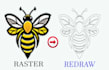 perfectly vector tracing, redraw logo, vectorize image
