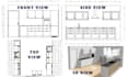 create modern closet, wardrobe, cabinet interior wood work