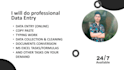 provide fast and accurate data entry and formatting services