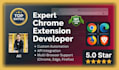 develop chrome extension for scripting web scraping and website automation