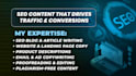 write SEO website content, blog posts and website copy to boost sales