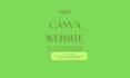 canva website design, canva templates, website redesign
