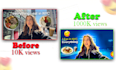 design youtube thumbnail in 1 hr with one more variation