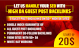 give you 50 high da guests posts backlink