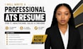 write a professional ats resume for IT, healthcare, sales and drivers