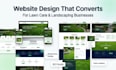 design lawn care, landscaping, and snow removal website