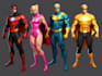 do superhero comic character art