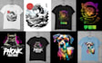 design products for printful, printify or etsy store