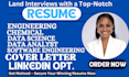 write engineering resume construction, project manager, IT tech, plumber, marine