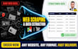 do product scraping, website scraping, woocommerce data extraction, web scraper