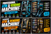 design professional atm machine, vending machine wrap design