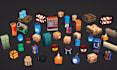make stylized low poly 3d models assets for your game environment web animation