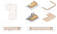 do architecture and construction drawing of the deck