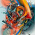 abstract painting art or color abstract art