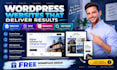 design wordpress website using divi, elementor, bricks, and oxygen builder