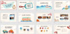 create creative doodle style presentation slides for business or education