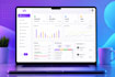 design saas dashboard, web app and CRM UI UX in figma