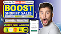 promote etsy, ecwid, ebay wix amazon or shopify marketing to boost shopify sales