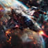 do a sci fi vehicle design and spaceship concept art