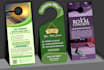 do door hanger, dl flyer flyer design,  postcard and poster design