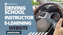 design driving school driving instructor website  elearning educational website
