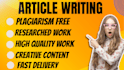 freelance content writer or write content your within 24 hours
