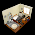 make you an isometric 3d room