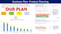 business presentation with unique design and data analysis