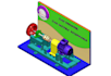 make 2d fabrication drawing with boq 3d cad modeling