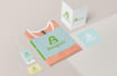 create unique logo for shopping brand identity
