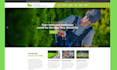 design lawncare landscaping website gardening cleaning using wix or wordpress