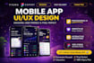 design modern UI UX website, landing page, mobile app UI in figma