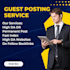 provide niche and general guest post with dofollow backlinks
