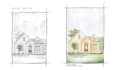 hand sketch draw your house or any building