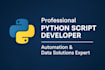 develop python scripts for web scraping and automation