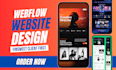 build webflow website with cms, figma to webflow, webflow developer