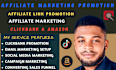 set up clickbank affiliate link promotion or amazon affiliate autopilot website